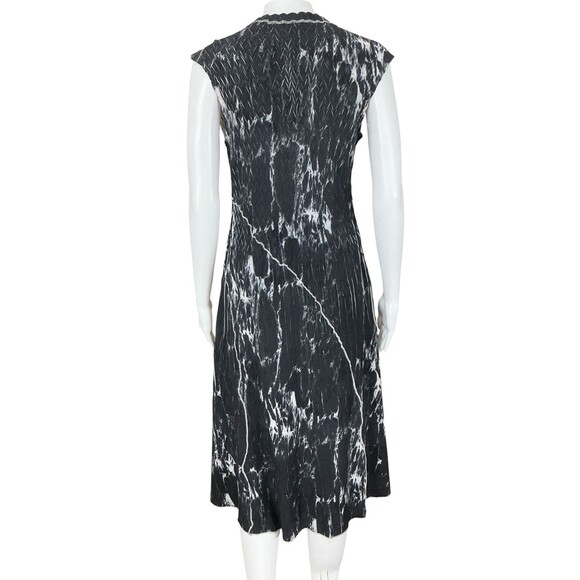 Komarov Monochromatic Bias Cut Dress Size S Fit & Flare Glam Cocktail Minimalist - Picture 7 of 12